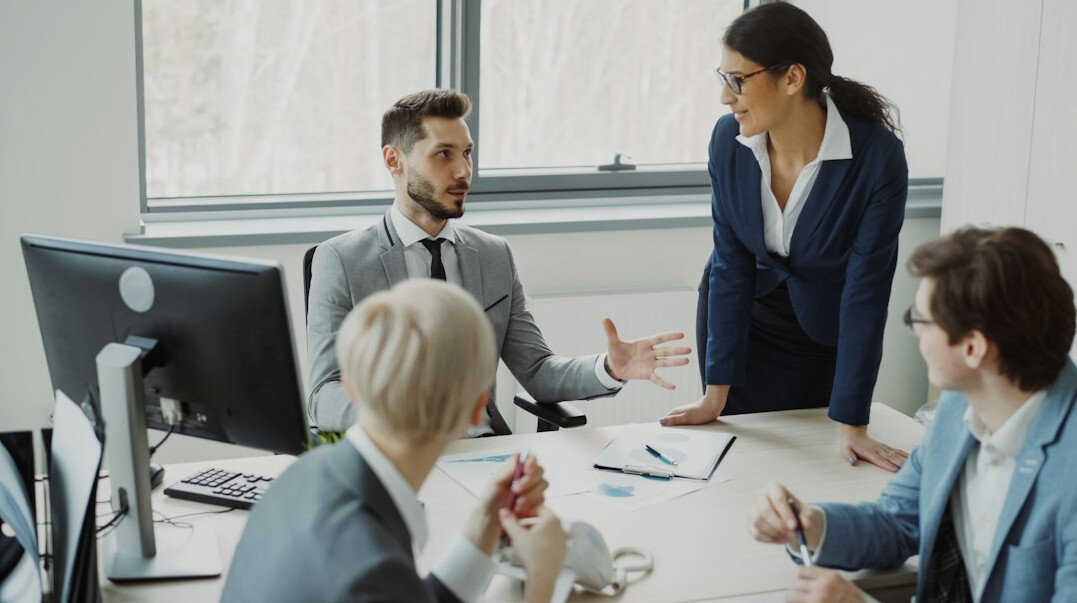 business meeting discussion